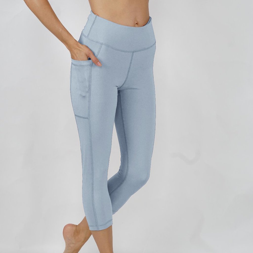 High Waist with Both Sides Pockets Workout Running